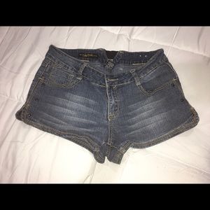 Short denim shorts